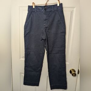 Everlane Womens Pants Blue Organic Cotton Size 2